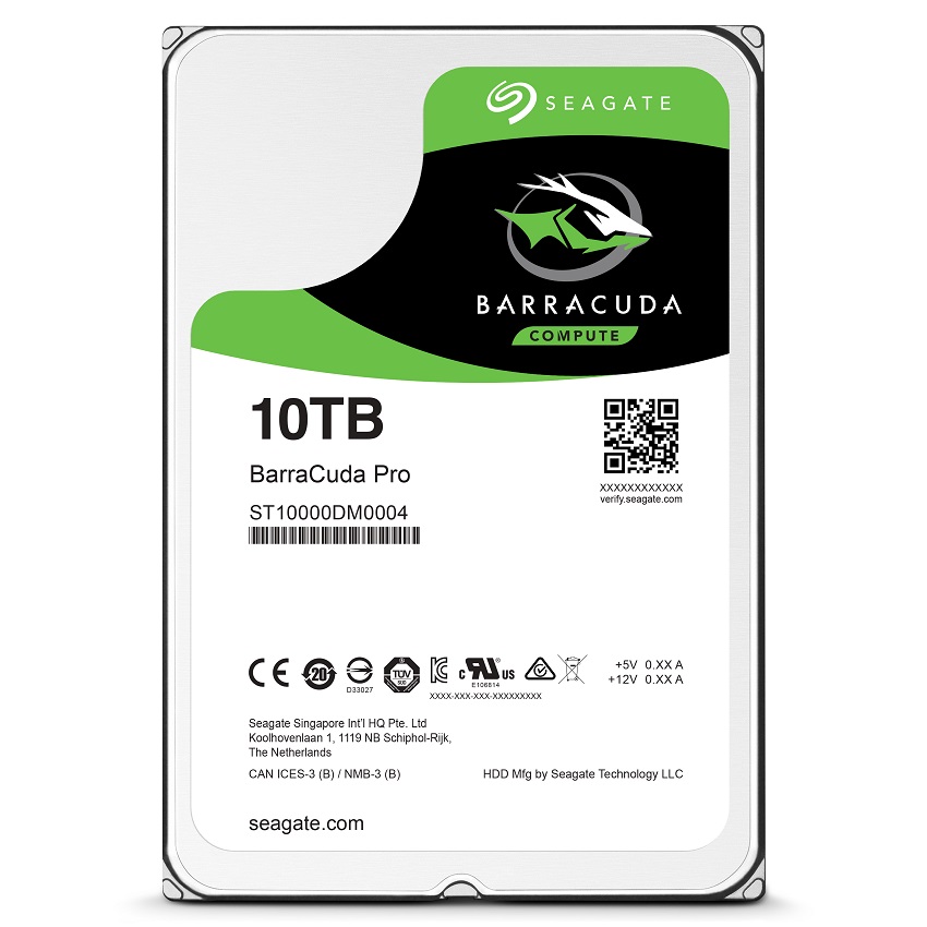 Seagate revives Barracuda name, launches multiple 10TB hard drives for consumer, professional product lines