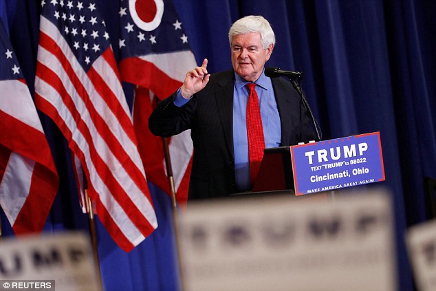 Gingrich breaks from Trump on cop shootings: 'White people don't understand' danger of being black