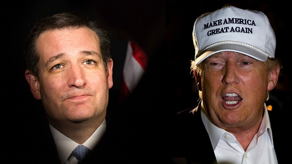 Sen. Ted Cruz and Donald Trump