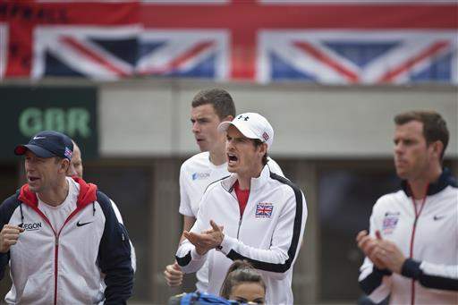 Lajovic brings Serbia level with Britain in Davis Cup