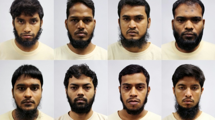 Eight detained Bangladeshi nationals who were arrested in Singapore for allegedly plotting terror attacks in their home country