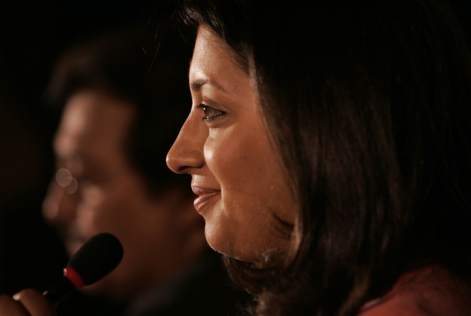 Smriti Irani in New Delhi on Feb. 22 2008