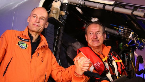 Historic solar flight marks first round-the-world journey