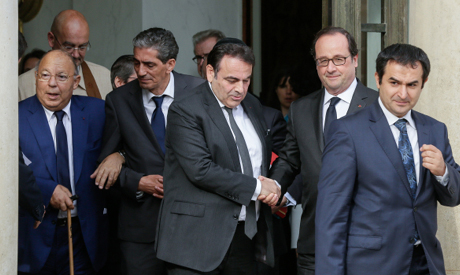 Hollande meeting