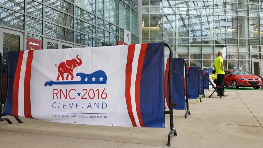 LIVE: NJ delegates arrive in Cleveland for RNC