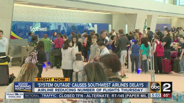 Southwest Airlines is working to get passengers in the air following a glitch that grounded hundreds of flights.                      WMAR