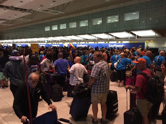 Southwest flights delayed at Reagan, Dulles and BWI