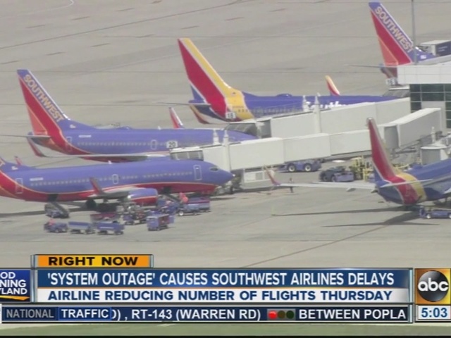 Southwest flights delayed at Reagan, Dulles and BWI