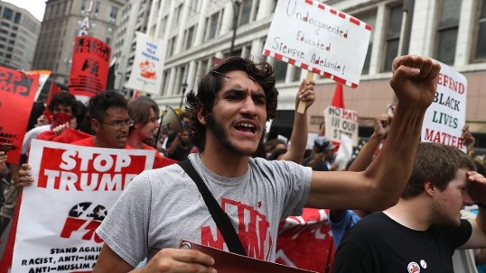 Dump Trump protesters at RNC