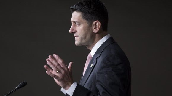 Speaker Paul Ryan holds a news conference on Capitol Hill