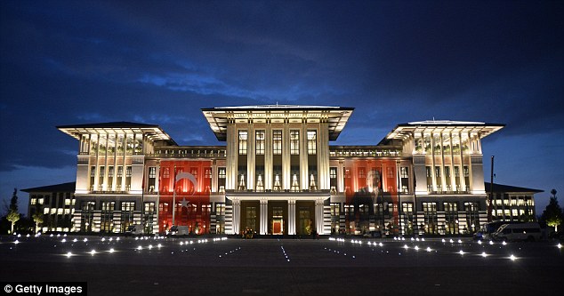 Sprawling The £400 million palace of Turkey¿s President Erdogan is the biggest in the world