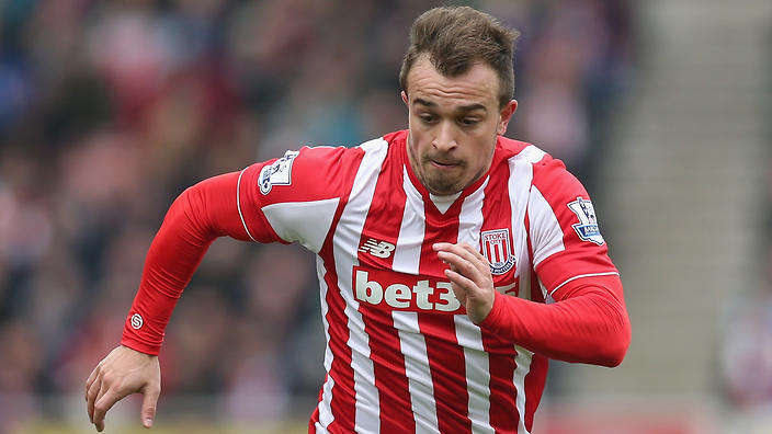 Stoke City attacker Xherdan Shaqiri            
    
              
     
     
           Show Grid