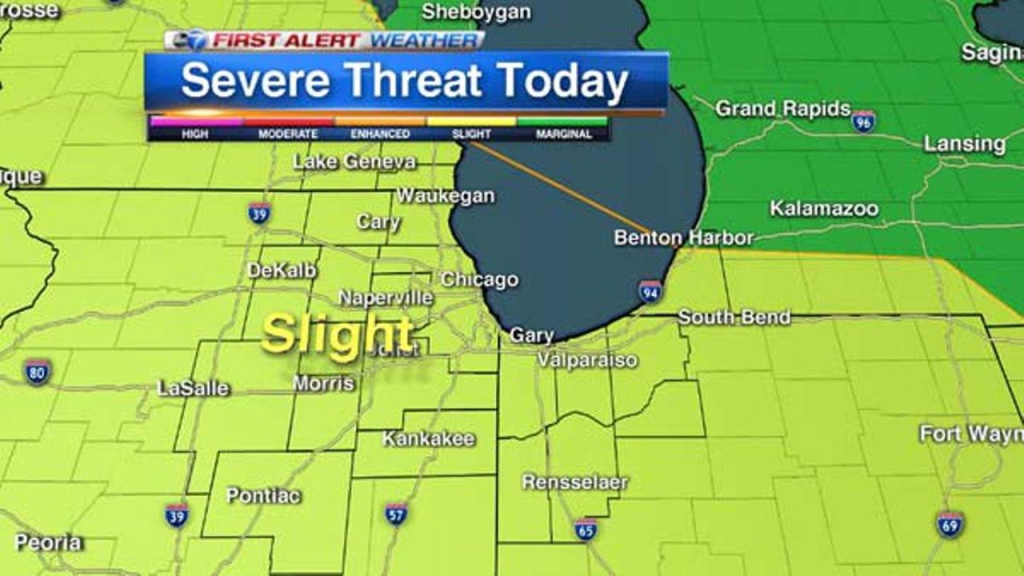 The greatest threats from any storms that develop will be winds greater than 60 mph hail up to the size of a quarter and an isolated tornado cannot be ruled out