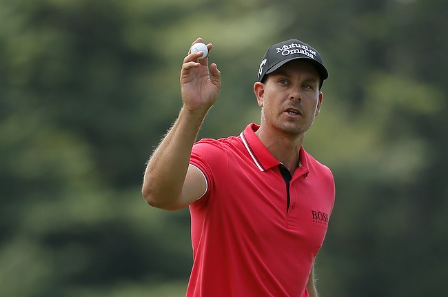 Round 2 of PGA in the rain at Baltusrol