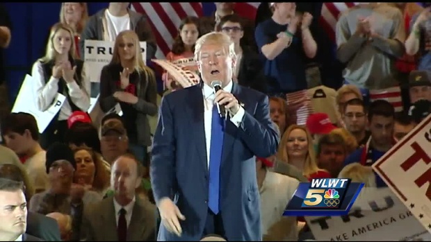 Trump slams Kasich talks Pete Rose at West Chester rally