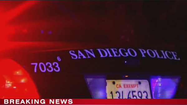 Two police officers shot in San Diego