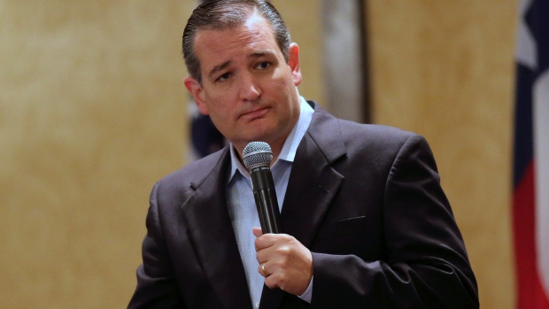 Republican former U.S. presidential candidate Ted Cruz was heckled as he spoke to delegates from his home state of Texas at a breakfast during the Republican National Convention in Cleveland Ohio