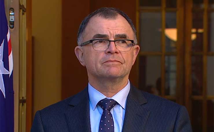 Former Chief Justice of the NT Supreme Court Brian Martin in Canberra at the announcement of his appointment to head the Royal Commission into the abuse of Aboriginal children in NT detention