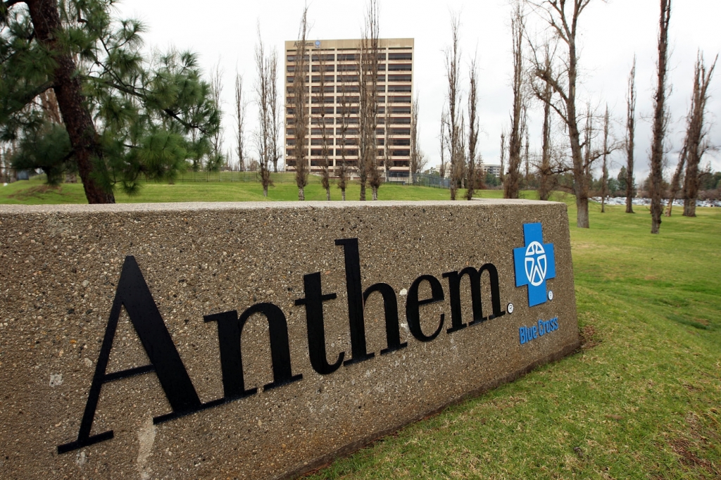 The Anthem Blue Cross headquarters in Woodland Hills CA. Anthem is California's largest for-profit insurer