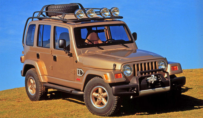 The Jeep Dakar was a 1997 concept. Of course a four-door Wrangler wasn’t made for mass consumption until a decade later