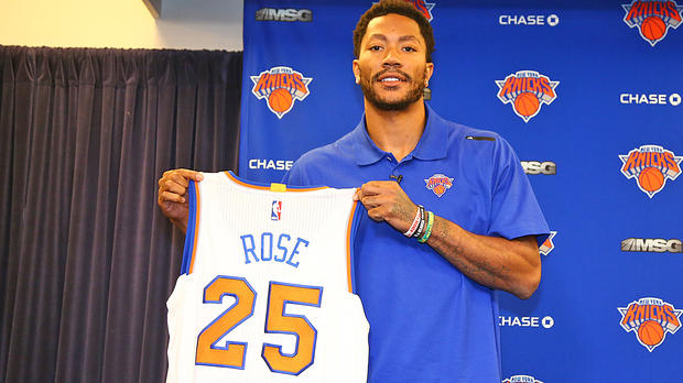 Derrick Rose Knicks