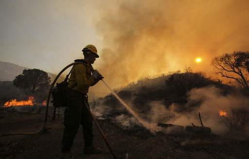 New life, new destruction for Southern California wildfire