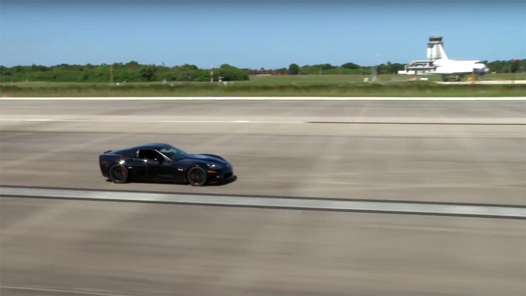 The converted Z06 shattering the record