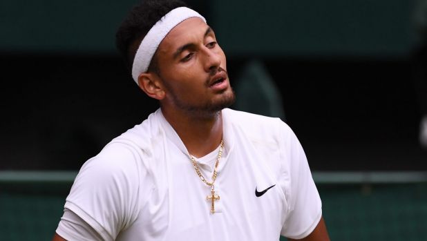 The loss was Nick Kyrgios first match since being knocked out of Wimbledon