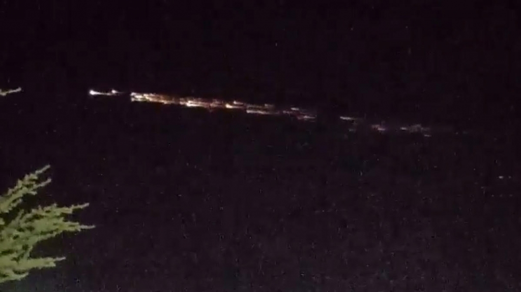 The reentry of a Chinese rocket stage lit up the sky over Utah Nevada and California Wednesday night