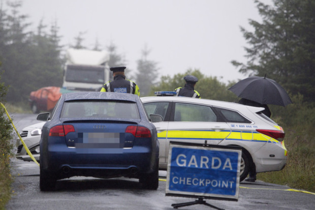 The scene of the traagic accident on a forest road outside Letterkenny where three young people hacve lost their lives