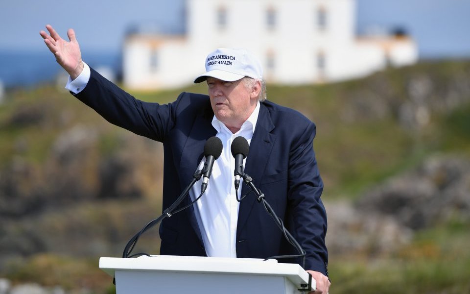 Donald Trump Opens His New Golf Course At Turnberry