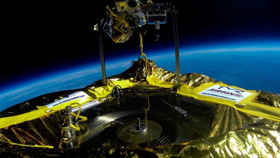 Jack White just played the first vinyl record in space