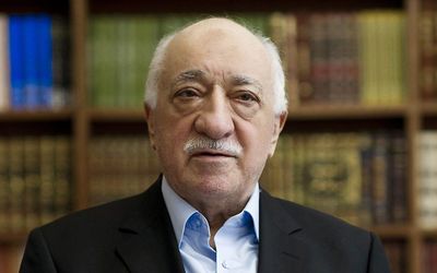 Turkish Daily newspaper shows Fethullah Gulen posing during an interview at his residence in Pennsylvania USA in 2014