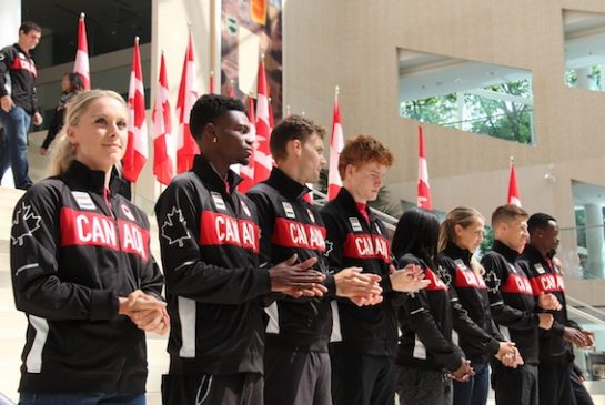 Canada's track team for the 2016 Rio Olympic Games was announced at city hall Monday