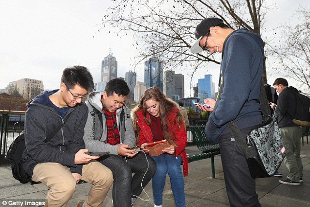 The app has seen crowds of people gathering in public places in Australia, the US and New Zealand as players attempt to collect Pokemon characters