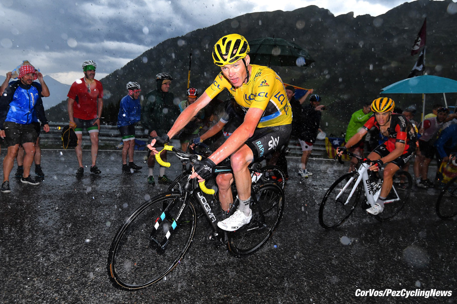 Chris Froome retains Tour de France yellow jersey going into rest day as Contador quits