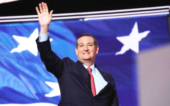 Former Republican presidential candidate Senator Ted Cruz arrives to speak during the third night of the Republican National Convention in Cleveland Ohio