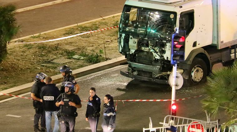 Truck plows into crowd in Nice, France, sending pedestrians fleeing