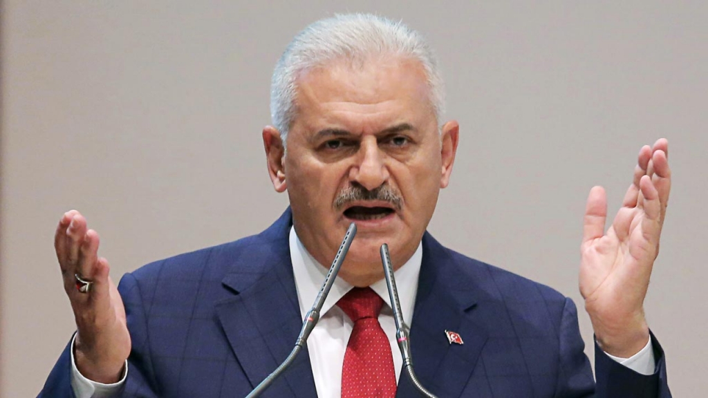 Turkish Prime Minister and leader of the Justice and Development Party Binali Yildirim. ADEM ALTAN  AFP