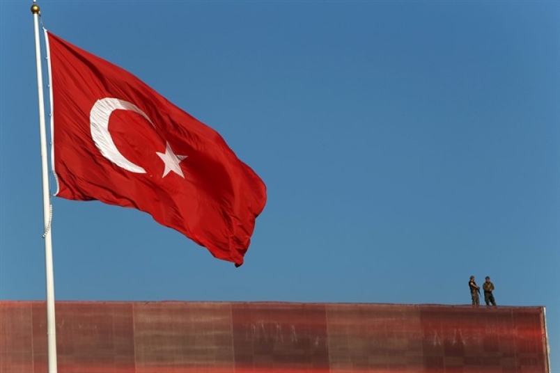 Thousands of supporters from Turkish President Erdogan's AKP Party and the main opposition party CHP joined forces in Taksim Square Istanbul in an anti-coup rally