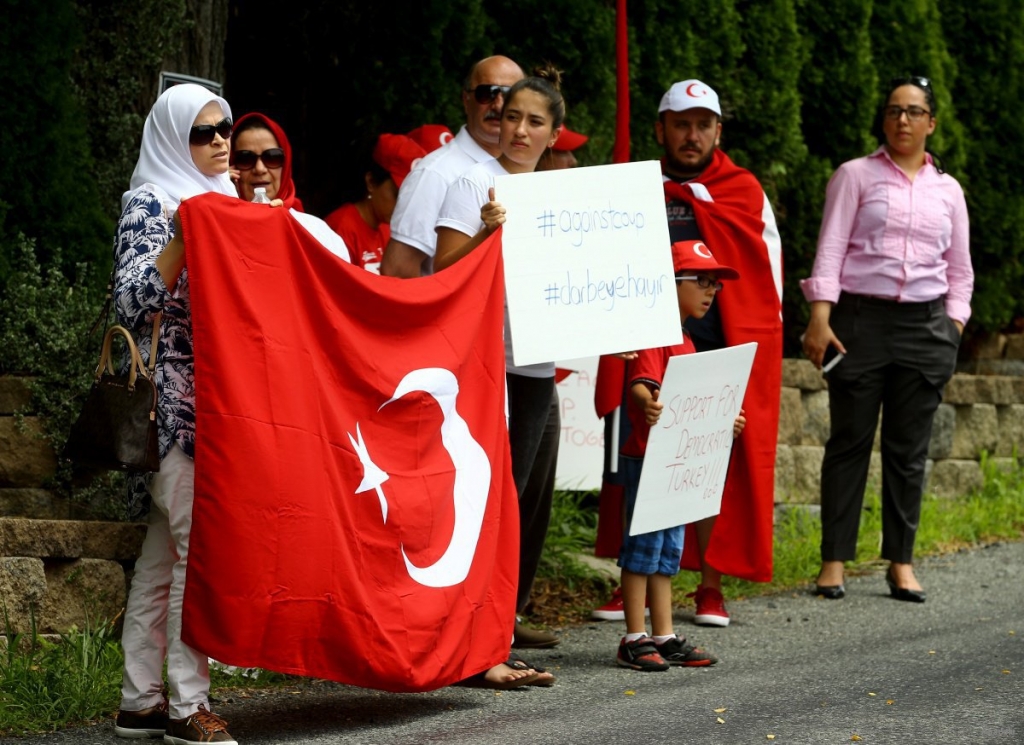 Turkish leader slams West over crackdown after failed coup