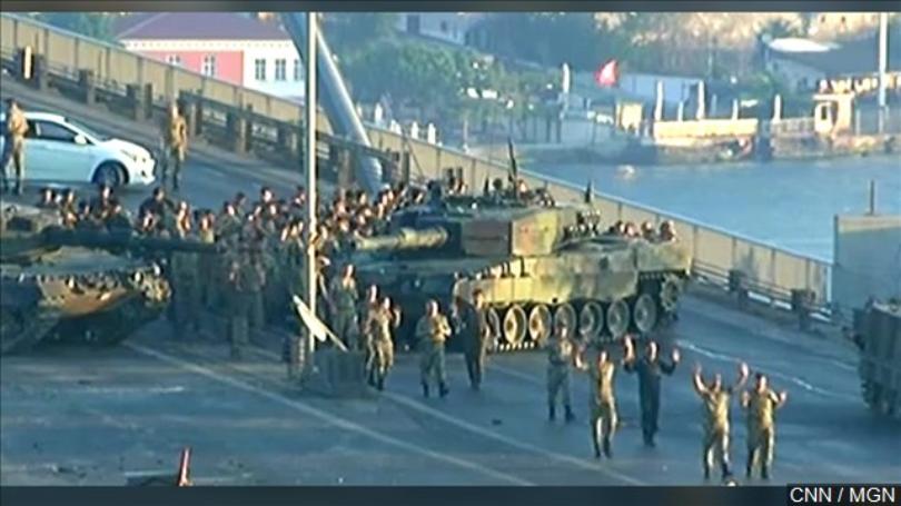 Turkish soldiers surrender after Friday's failed coup