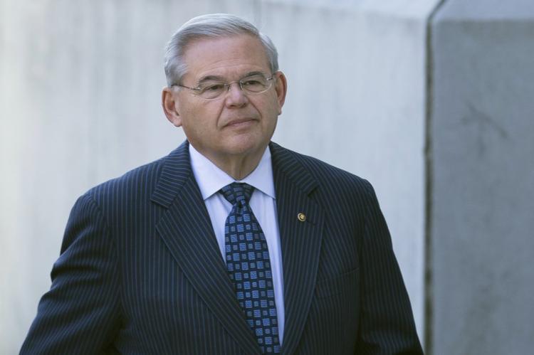 U.S. Sen. Bob Menendez at Federal Court in Newark N.J