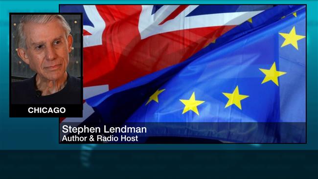 “There will be a lot of storm and turmoil that will go on for weeks maybe months and in the end Britain will stay in the EU,” Stephen Lendman told Press TV on Friday