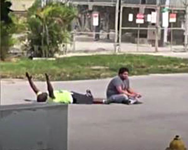 Video shows moments before North Miami Police shot unarmed man