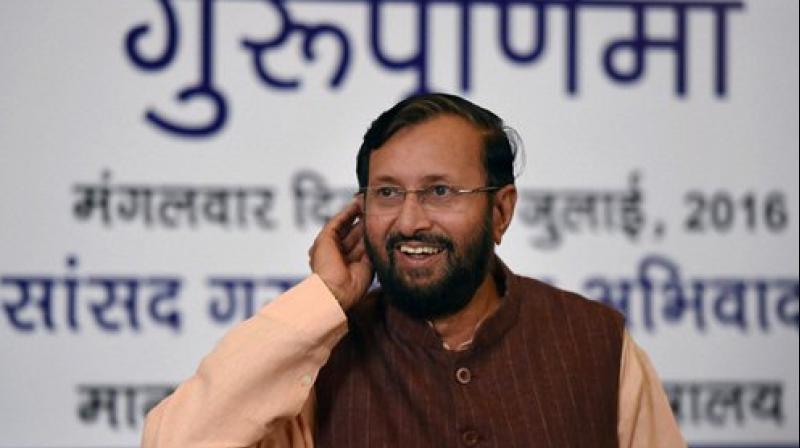 Union HRD Minister Prakash Javadekar