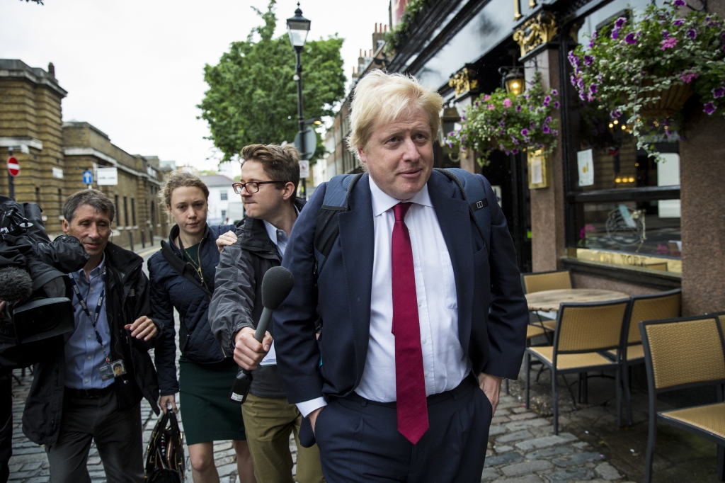 London England. Mr Johnson backed out of the Conservative Leadership contest yesterday after his ally and supporter Justice Secretary Michael Gove announced he too would run