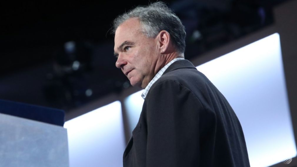 Tim Kaine makes his national debut — as Obama's opening act