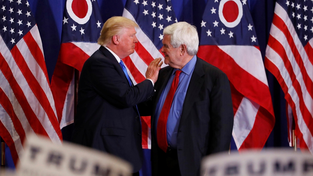 With Pence a favorite, Trump postpones naming running mate