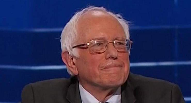 Vermont Sen. Bernie Sanders speaks to the Democratic National Convention in Philadelphia